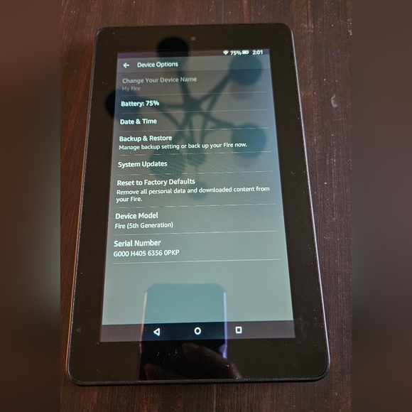 Amazon Fire Tablet - Picture 2 of 3